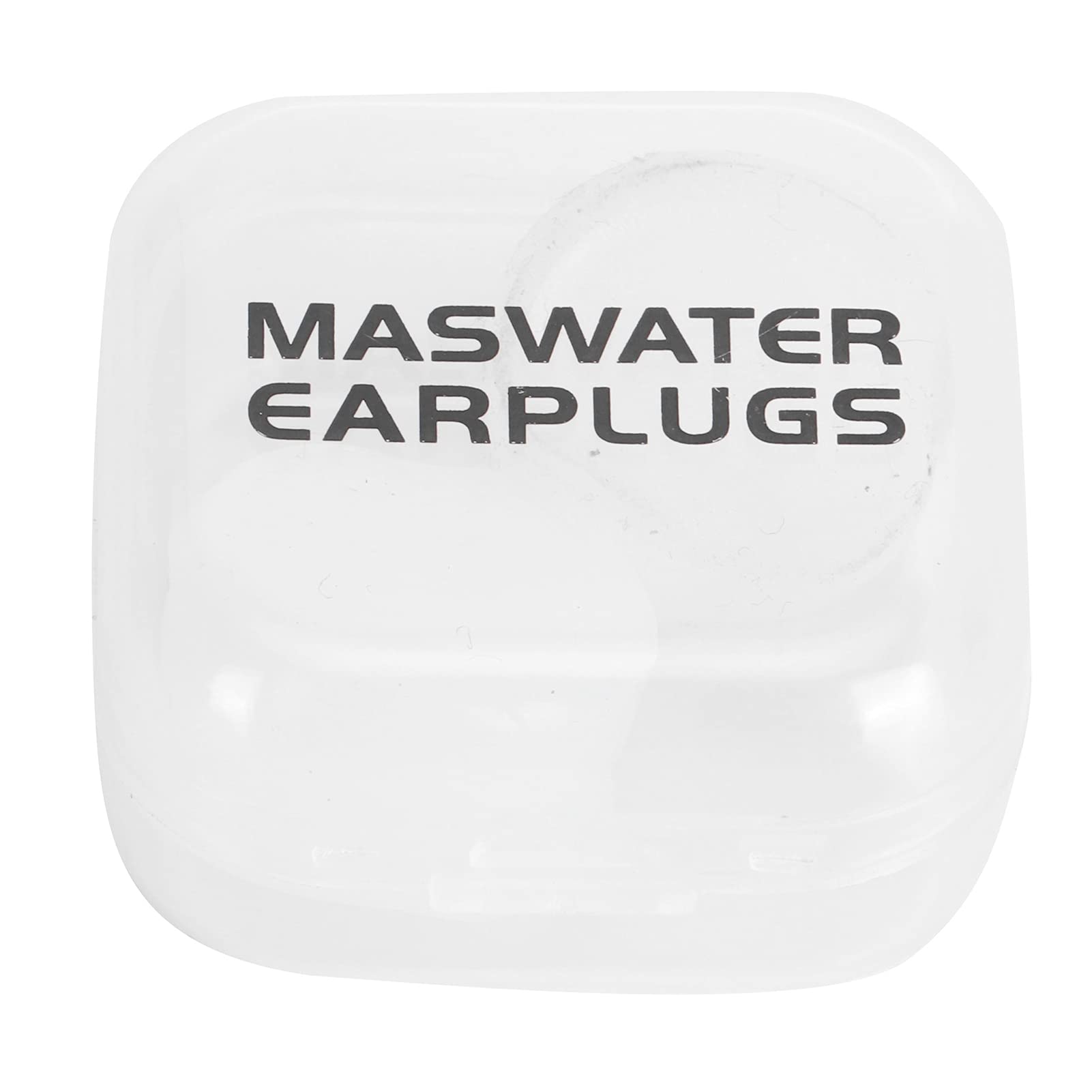 aqxreight 8Pcs Transparent Reusable Swimming Earplugs | Noise Reduction Earplugs for Swimming and Sleeping