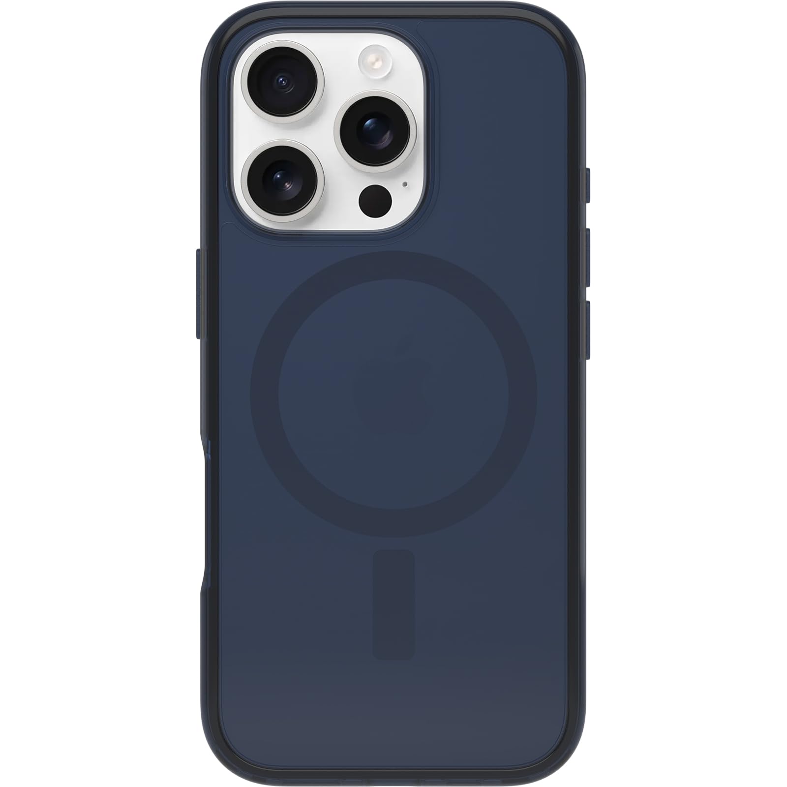 OtterBox Cover per iPhone 16 Pro Symmetry Seires Clear MagSafe, resistente a shock e cadute fino; sottile, testata 3x norme MIL-STD 810G, Trasparente/Blu