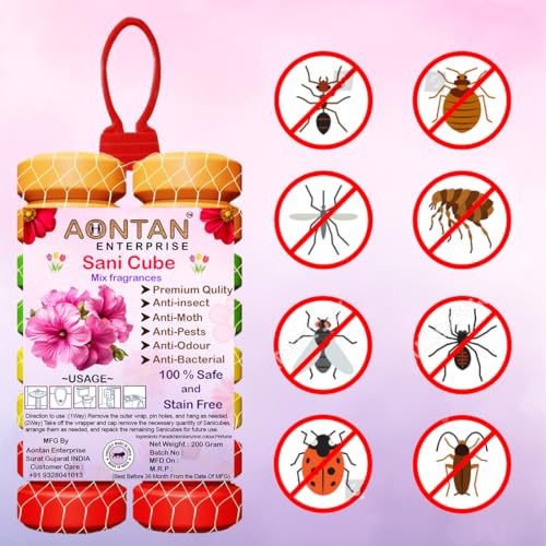Image of AONTAN ENTERPRISE Bathroom Toilet Air Freshener Fragrance Urinal balls Urinal Cubes Sani cube for Washbasins,Clothes Pantry, Bathroom,Wardrobe,wash Basin,Pack of 2 Each 200 grm