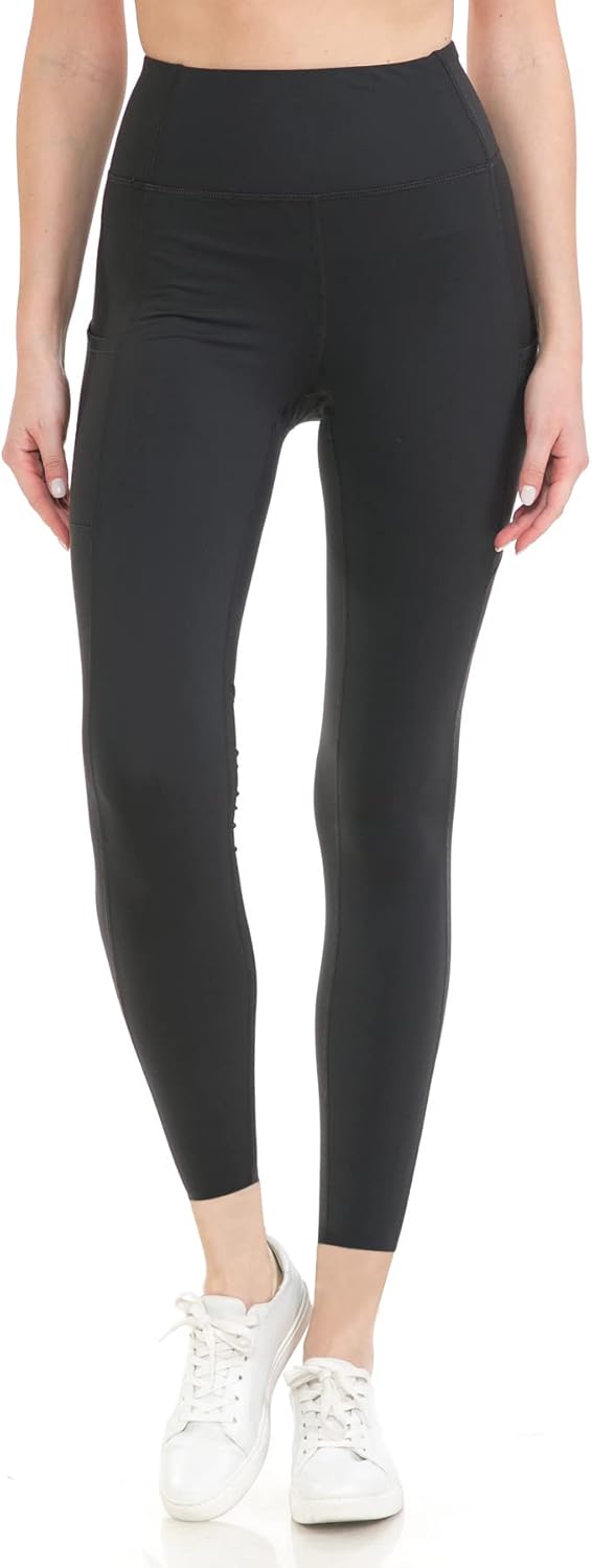 Leggings Depot High Waist 7/8 Leggings for Women Workout Yoga Pants with Pockets - Image 3