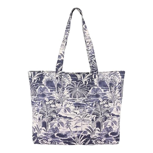 Image of Roxy Cotton Tote Bag | Everyday Carry | Beach | Travel | Vacation | Reusable | Lightweight