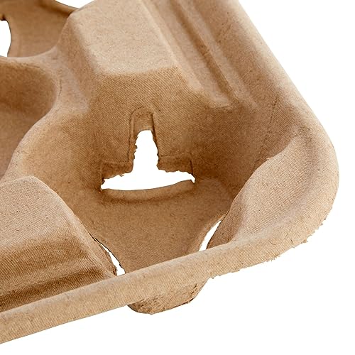Okuna Outpost SHECO 60 Pack Disposable Coffee Tray, 4 Cup Carriers thumb #5