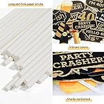 40th Birthday Photo Booth Props - 41 Pcs Black and Gold Decor, Funny Milestone Party Supplies for Men & Women, Retro 1986 Theme Selfie Station Accessories for Surprise Party, 40th Celebration Bash - Image 5