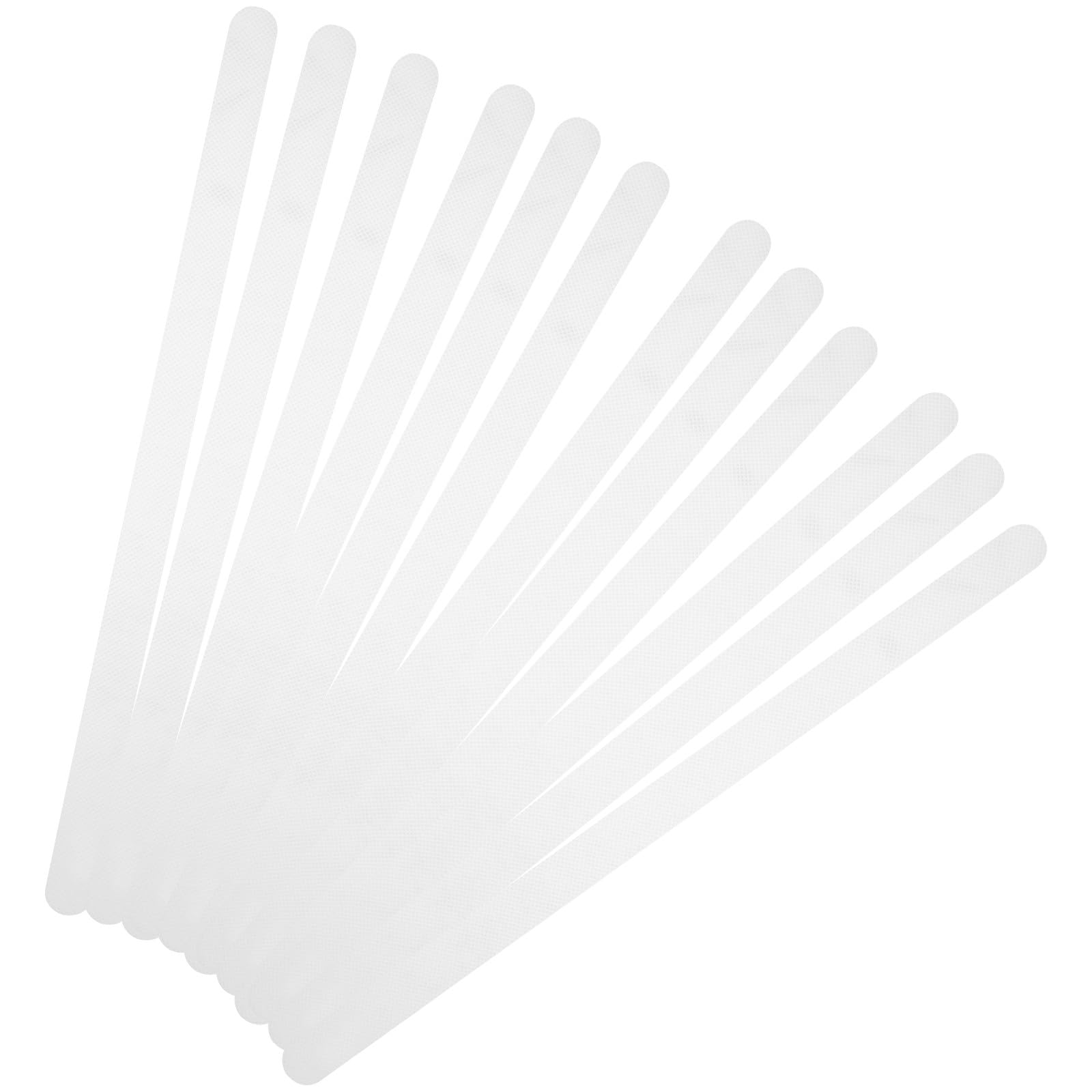 SHINEOFI 12 Stück rutschfeste PEVA Aufkleber 38X2cm für Bad und Treppe Selbstklebende Antirutsch Streifen Wasserfeste Sicherheitsaufkleber für Haushalt und Außenbereich