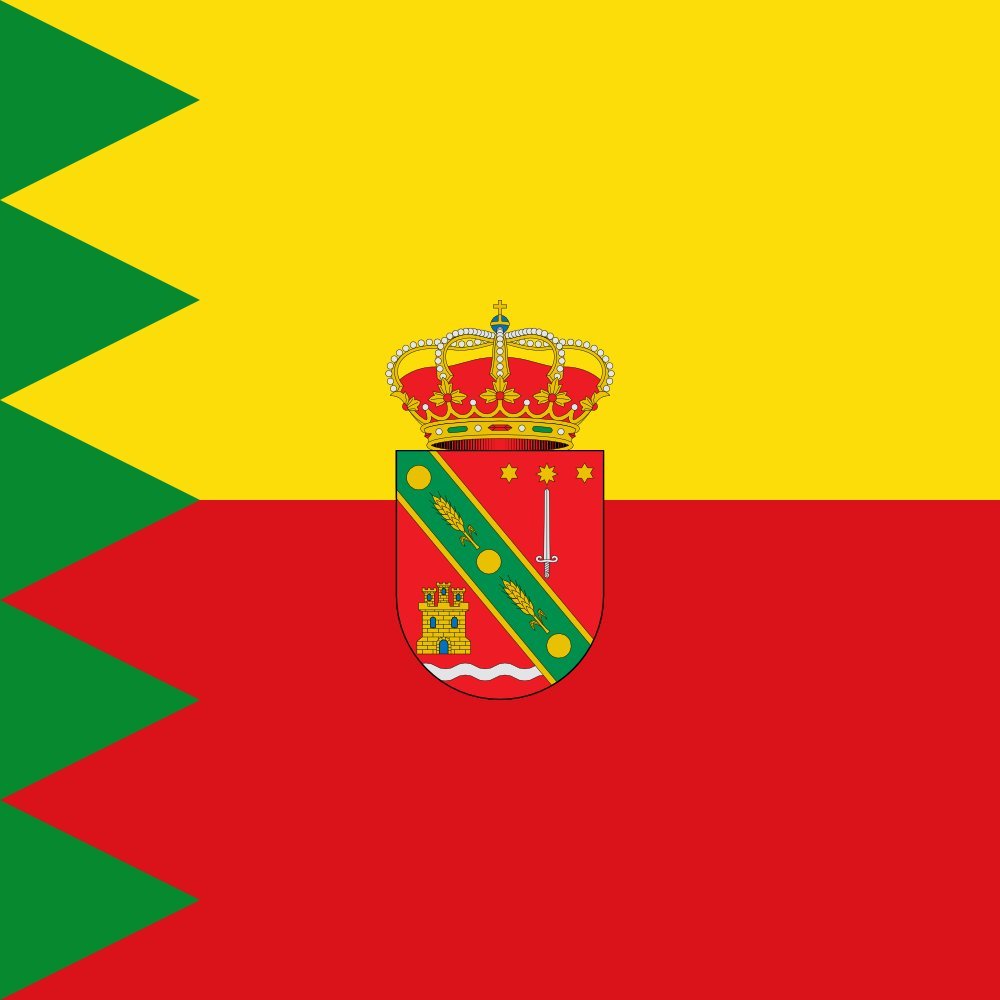 Drapeau large Villangómez Burgos officiel de haute qualité