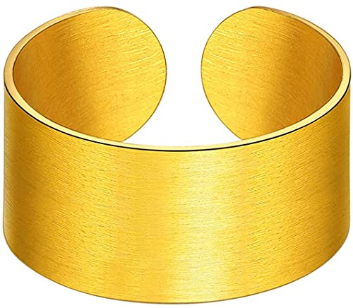 Image of Moneekar Jewels 18k Stainless Steel Ring for Men and Women