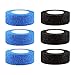 Vintree 6X Venda cohesiva Vendas autoadhesiva para esguinces e hinchazón Suministros para Protección Deportiva Lesiones Deportivas Hinchazón y Esguinces de Tobillo y Muñeca 2.5 cm x 4.5 m