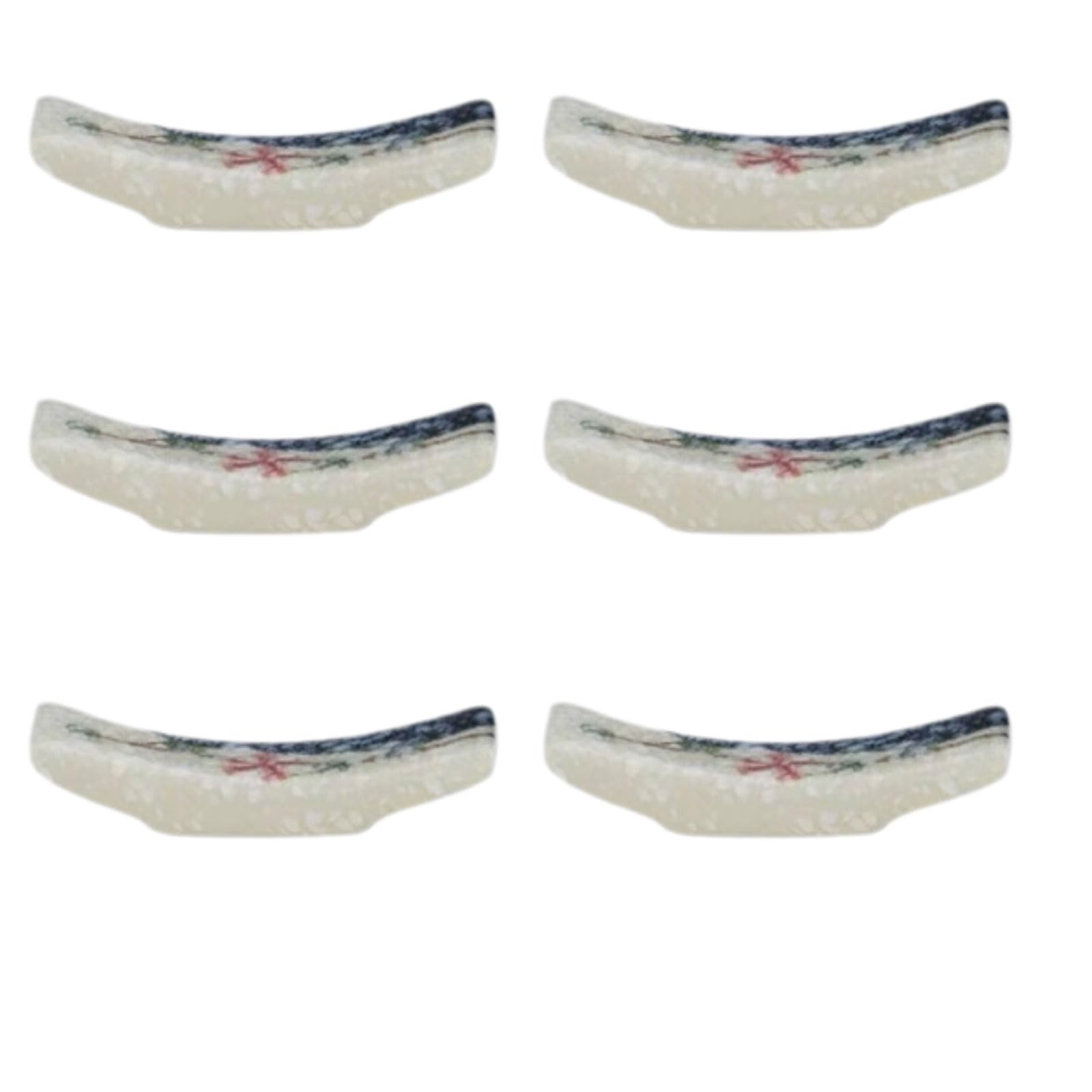 MRKU Chopstick Rest Chopsticks Holders Restaurant Ceramic,Japanese Style Porcelain,Spoon Forks Rack,Keeps Clean