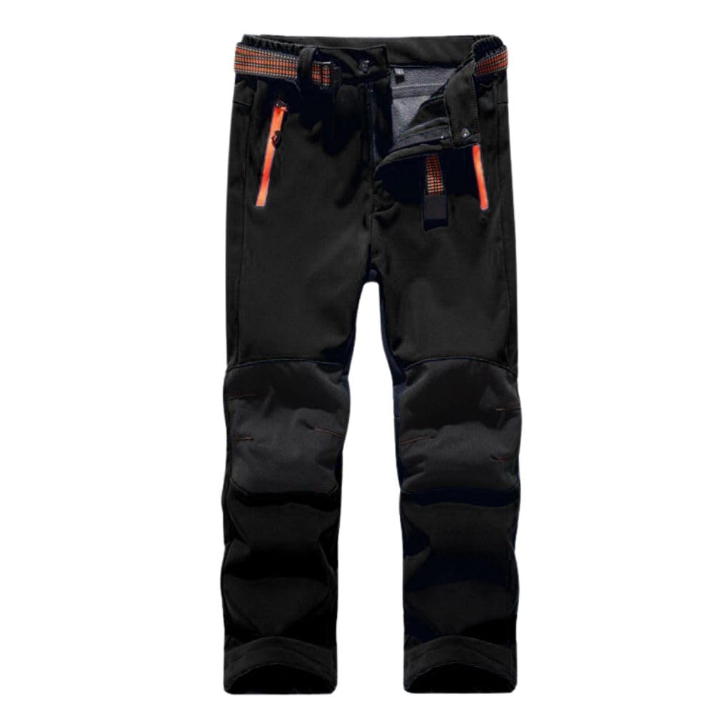 Pantalon thermique imperméable pour garçons et filles, pantalon de neige, pantalon d'extérieur d'hiver, pantalon de randonnée, pantalon de ski softshell pour enfants