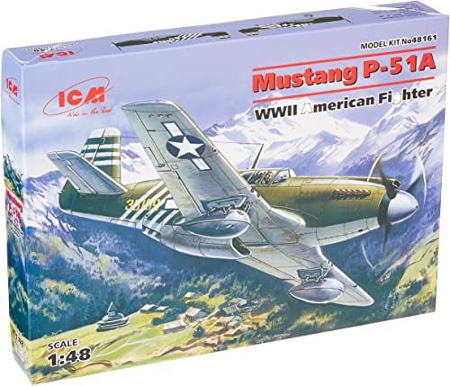 Icm 48161 - Mustang P-51 A, WWII American Fighter [Giocattolo]