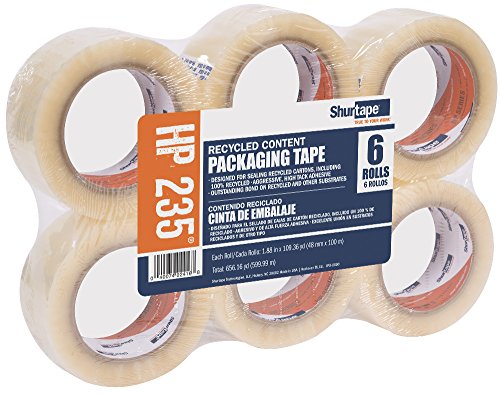 Ruban adhésif pour cartons recyclés Shurtape HP 235 transparent 72mm x 100m
