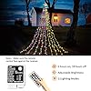 Remote Controlled Color Changing Christmas Lights, Outdoor String Lights with Star of Bethlehem, 16.4Ft 320 LED Christmas Decoration [11 Modes & Waterproof] for Home, Holiday (Warm White&Multicolor)