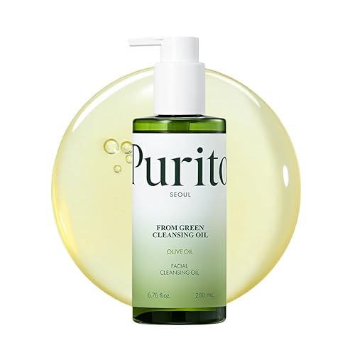PURITO From Green Cleansing Oil 6.76 fl oz 6.8 fl oz Limpiador facial suave, libre de crueldad animal y vegano, aceites derivados de la naturaleza