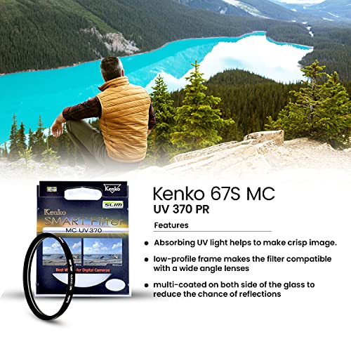 Image of Kenko 67mm Smart Filter MC UV 370 Slim for Camera Lens (Made in Philippines)