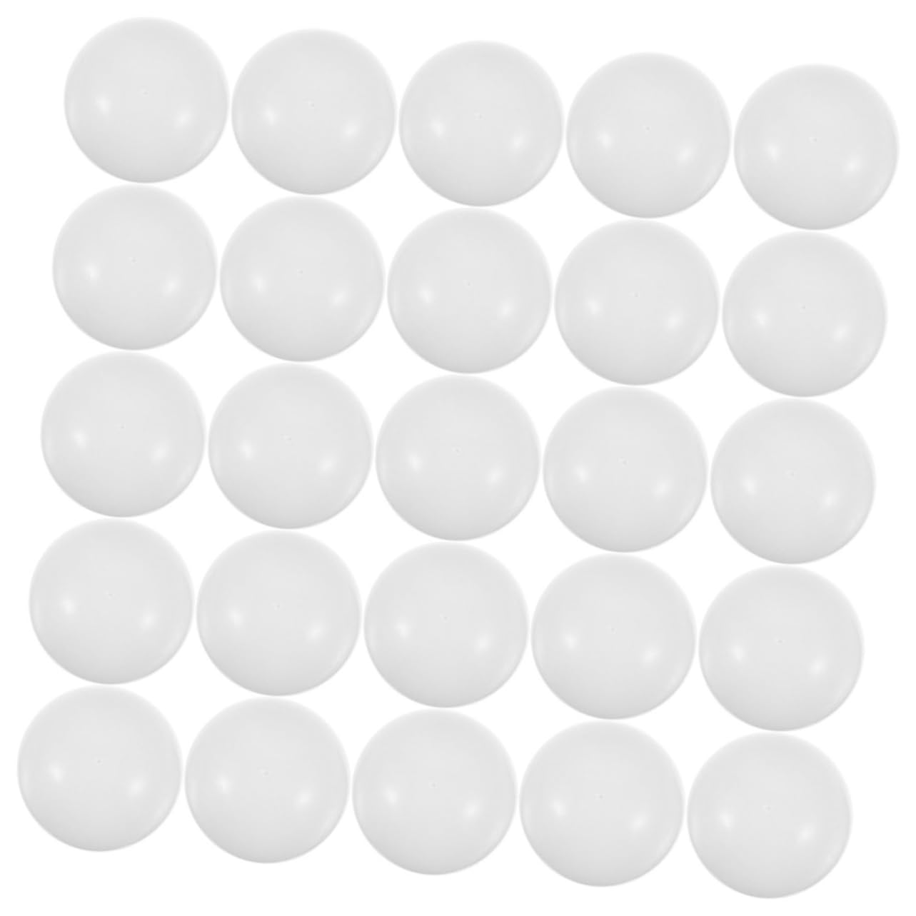 JOINPAYA Reusable Raffle Balls 40pcs White Raffle Balls Hollow for Game and Events