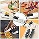 Messerschärfer Elektrisch Knife Sharpener, 5 in 1 Messerschleifer Messer Schärfen, Profi Grob Schlerfen Scherenschleifer, Elektrischer Messerschärfer für Küchenmesser Scheren Obstmesser