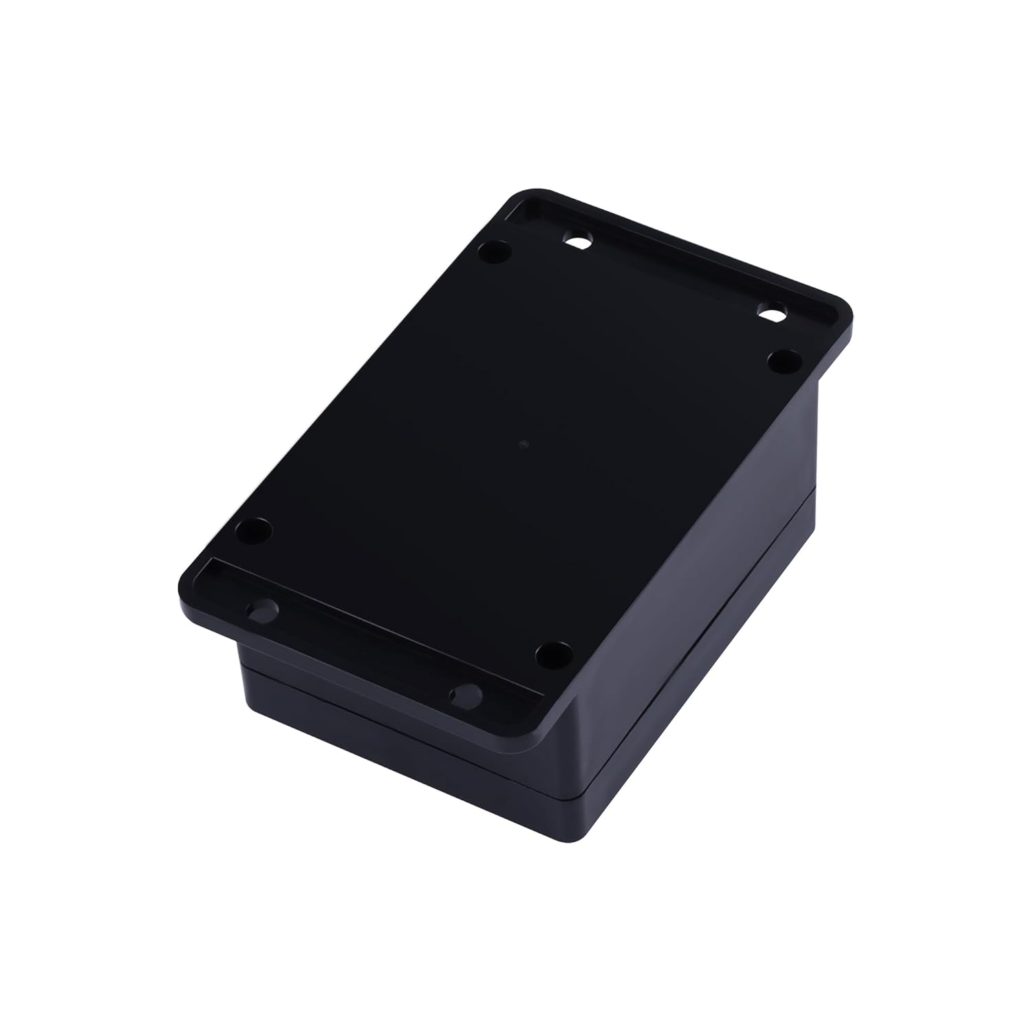 1PC Junction Box ABS Plastic Waterproof IP65 Universal Electrical Boxes Project Enclosure with Fixed Ear Black 7.87 x 4.72 x 2.95 Inch (200 x 120 x 75 mm) and 4PCS 1/2" NPT Cable Glands