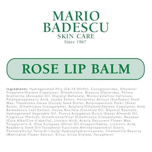 Mario Badescu B07QX69FNJ Moisturizing Rose Lip Balm For Dry Cracked Lips, Infused With Coconut Oil And Shea Butter thumb #4