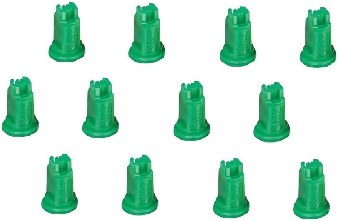 Pack of 12 - TeeJet Air Induction XR Flat Spray Tips Green 110° 0.15 GPM @ 40PSI AIXR110015-VP