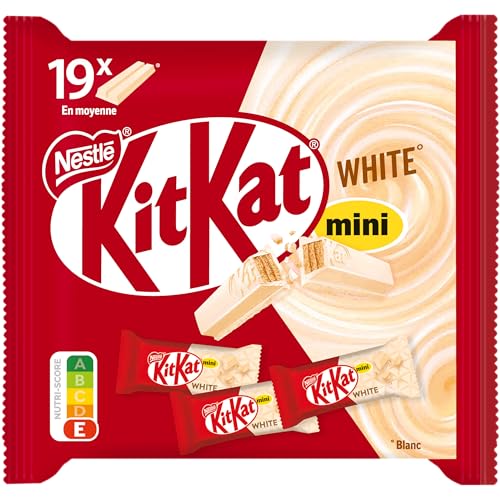 KitKat - Mini barras con revestimiento blanco, 252,7 g