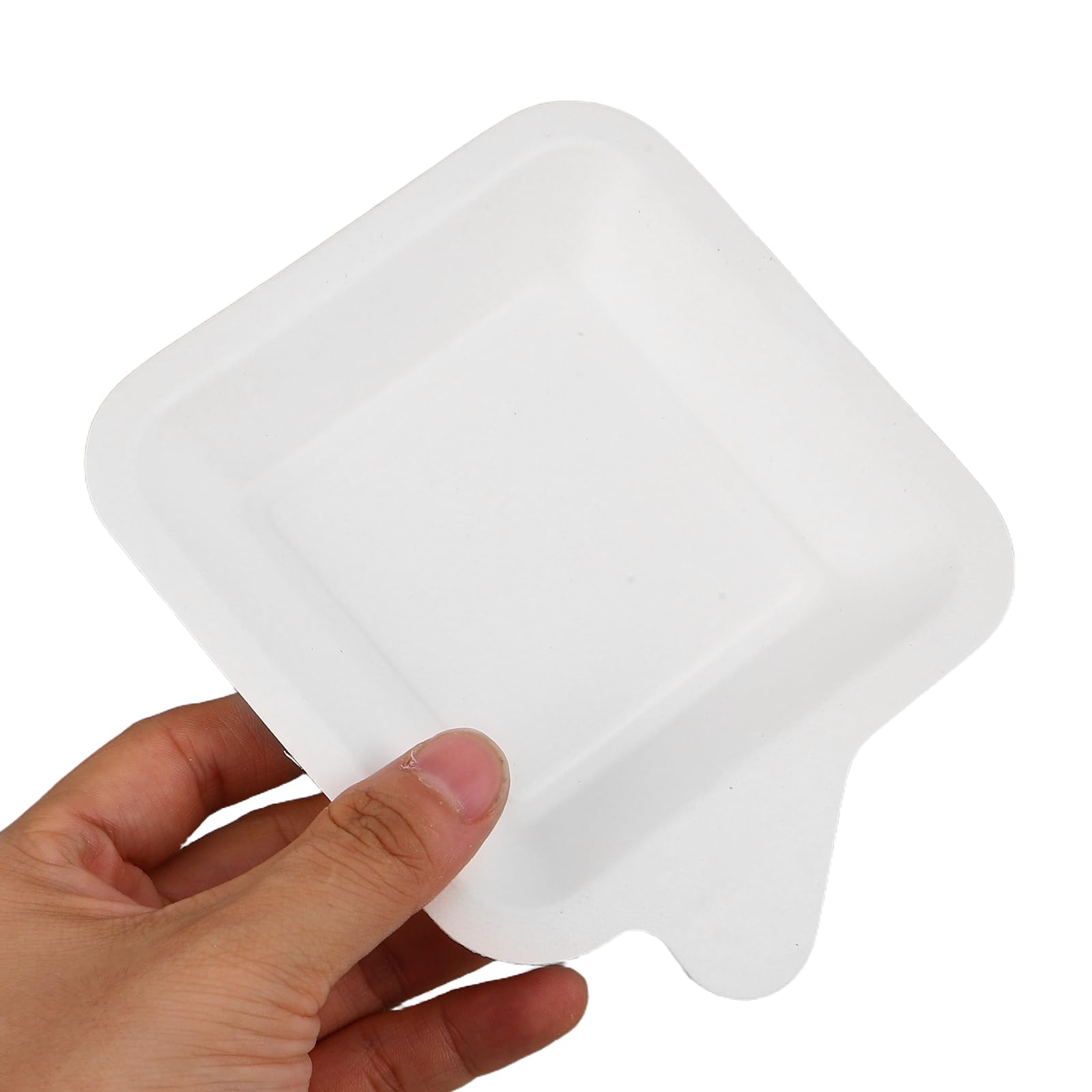 100 Piezas Platos de Papel Cuadrados para Pastel de Cumpleaños Platos de Papel Artesanales para Fiestas Feliz Cumpleaños para Servir Pasteles y Aperitivos