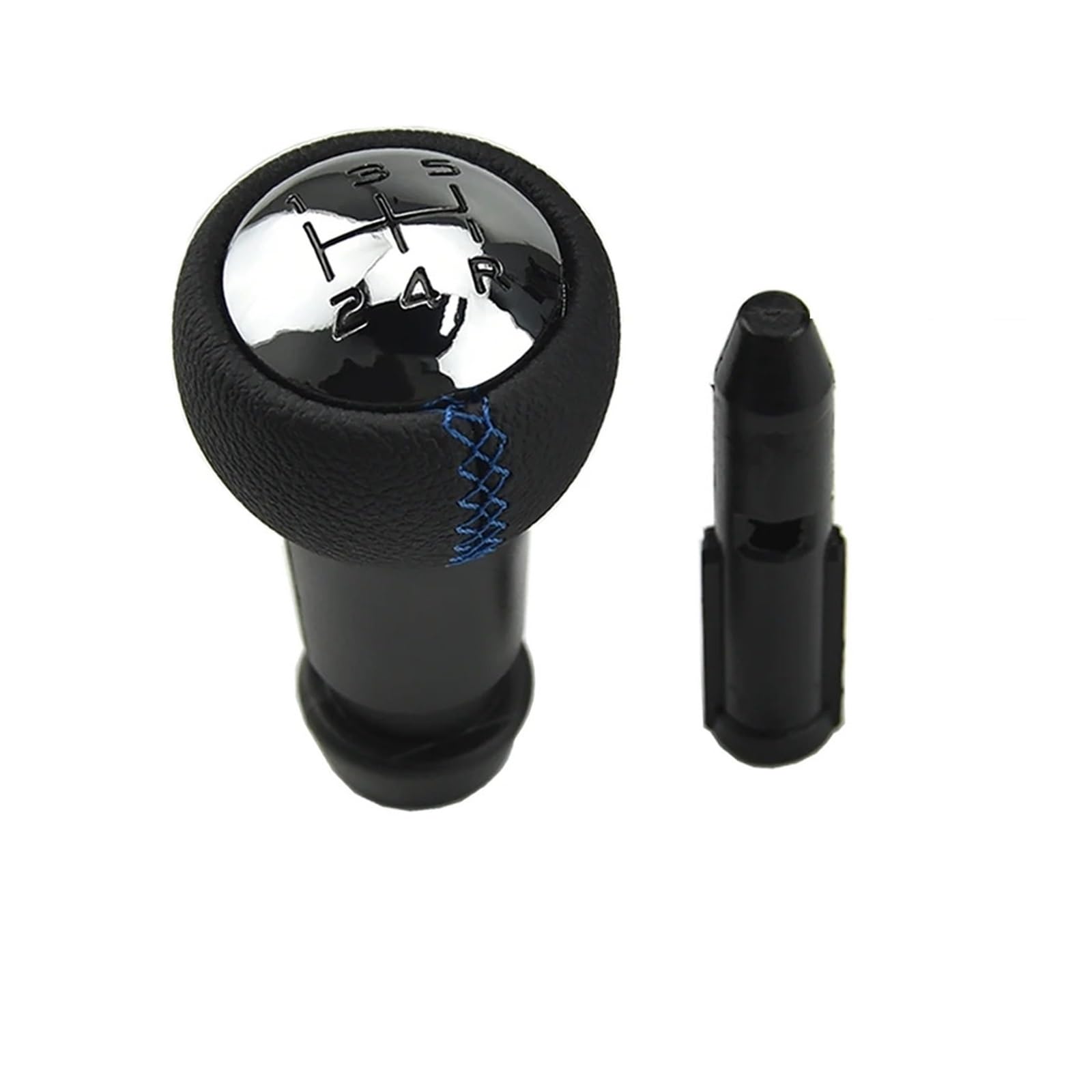 VAVGKDKPZB Shifter Lever Handle for Peugeot 106 107 206 207 306 307 308 3008 406 5008 605 807 Gear Shift Knob Hand(Blue line)