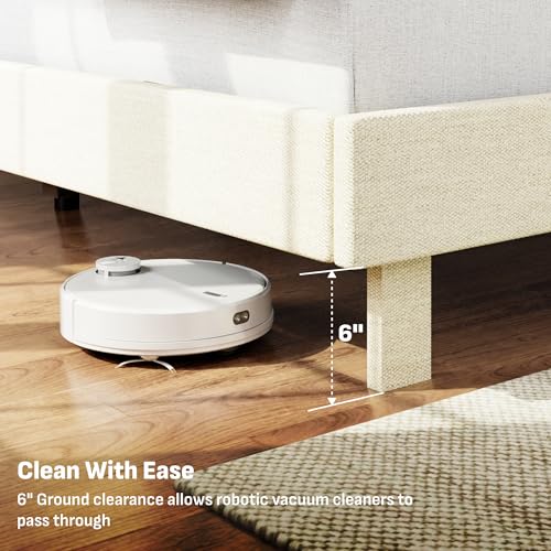 Image of Softa Queen All-in-One Adjustable Bed Frame with Upholstered Bed Frame Headboard, Electric Bed with Remote Control and Whisper Quiet Motor, 10-Year Warranty