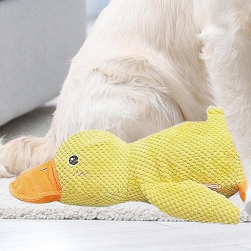 Brinquedos para mastigar filhotes para dentição, brinquedo calmante para cães de pato | Brinquedo de