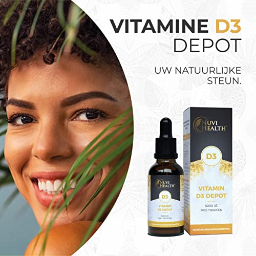 Vitamine D3-5000 I.E (125 µg) per druppel - 1850 druppels = 50 ML - Premium: Zeer hoge stabiliteit & biologische… - Image 3