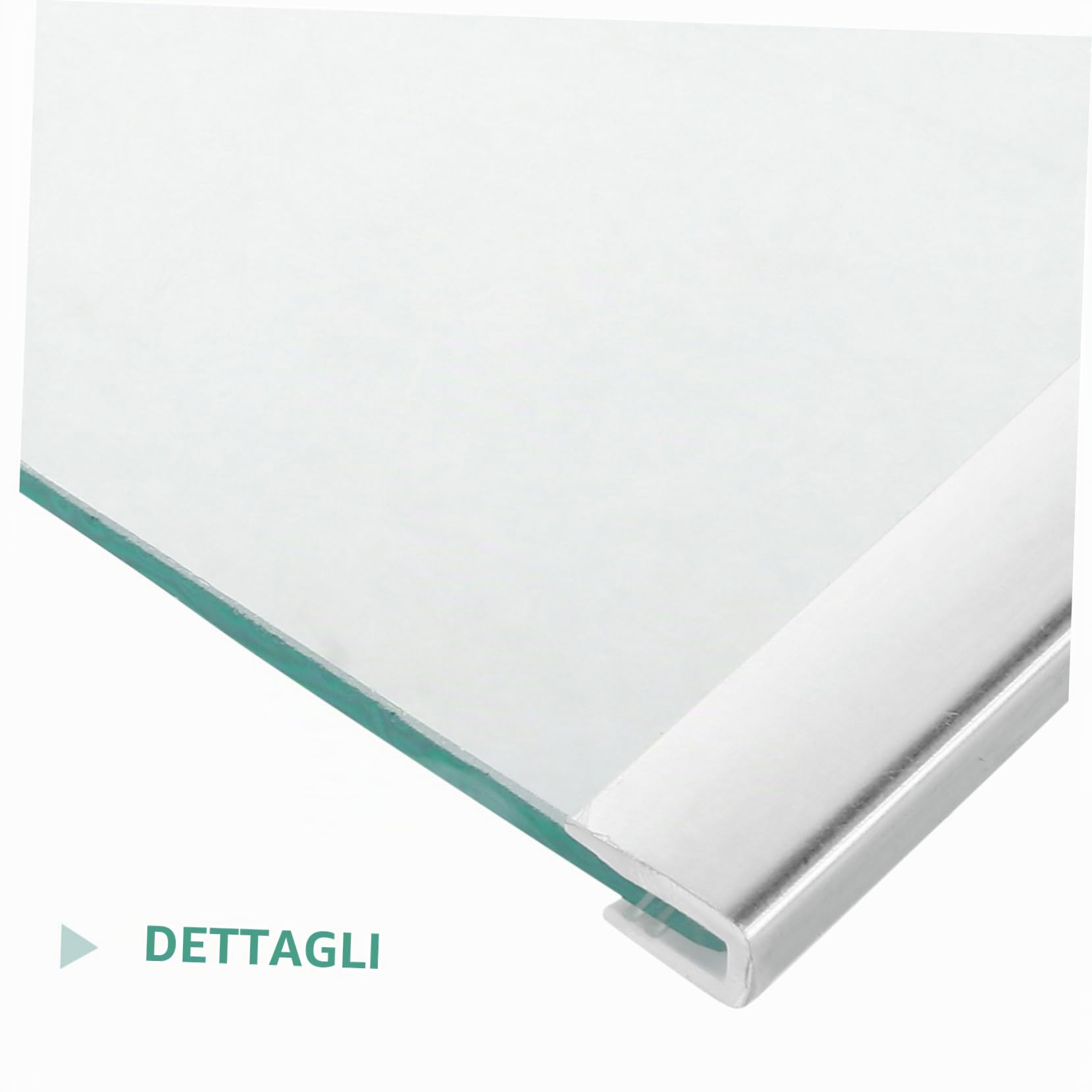 Happyyami Ripiano Divisorio per Frigorifero in Vetro Temperato Facile Installazione e Alta Capacità di Carico, per Cucina e Uso Domestico