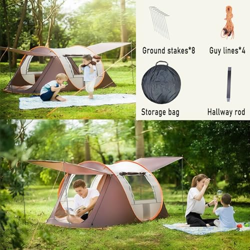 Carpa Pop-Up para Camping Familiar 3-4 Personas miniatura 7