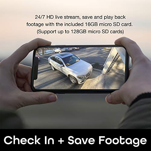 Geeni Hawk 1080P Hd Outdoor Smart Wifi Security Camera With Night Vision, Motion Alerts And Ip66 Weatherproof, Compatible With Alexa, Google Assistant, White #TOP2