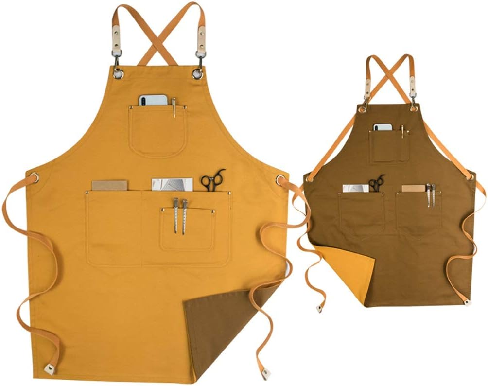 さえら POTECHINO 割烹着 エプロン お花 イエロー スモッグ さえら