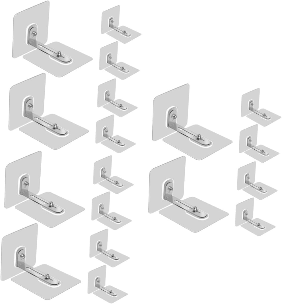 Zerodeko 18pcs -tip Furniture Straps Secure Wall Mount for Cabinets Bookcases Dressers Easy Installation Proofing to Prevent Tipping over