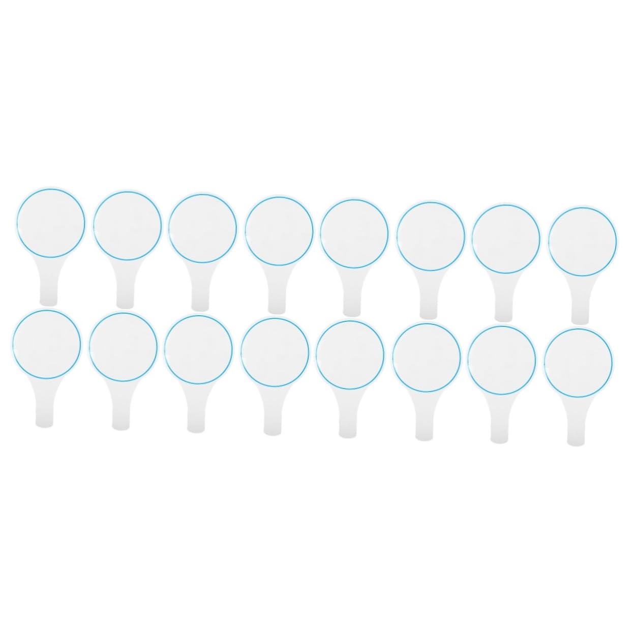 STOBOK 16stücke Mini Whiteboard Antworttafeln Handheld Abwischbare Für Unterricht Voting Und Sportveranstaltungen Einseitig Praktisch Für Lehrer Und Schüler