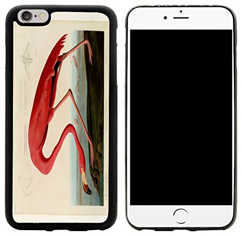 Rikki Knight Hybrid Case Cover for iPhone 6 Plus & 6s Plus - Audubon Art American Flamingo Plate 431 Design