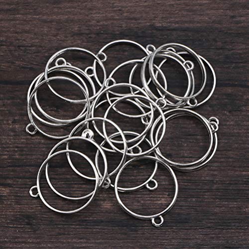 HEALLILY Tondo Aperto Lunetta Pendente Ciondolo