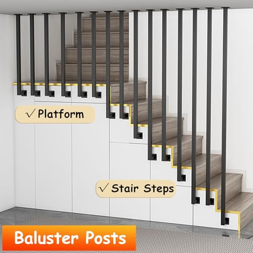 Protección contra caídas con postes de escaleras de 1,45 m 2