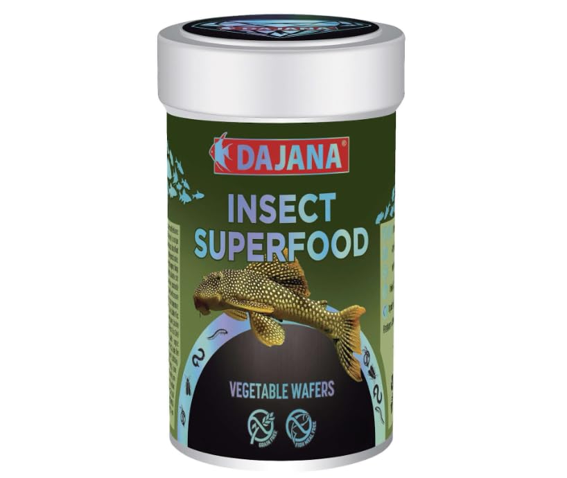 Pastillas Vegetales Peces de Fondo Insect Superfood Dajana 100gr: Nutrición Vegetal con Insectos