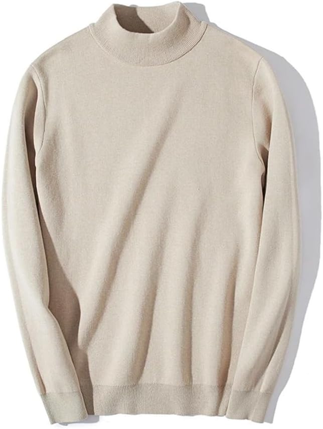 Men's Sweater Pullover Round Neck Spring and Fall Clothing Thin Bottoming Shirt Size M to 4XL Men's Clothing