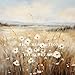 Kizbok Vintage Wall Art Prints - Farmhouse Wall Decor, Wildflower Field Landscape Canvas Prints - Spring Art Pictures for Living Room, Bedroom, Bathroom (8