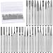Produktbild Diamant Schleifstifte Diamantfräser Diamantbeschichtete Bohrer Set, 30Pcs Rotary Burs Raspel Set Fräser Set mit 3mm Schaft Rotationswerkzeuge Zubehör für Glas Edelstein Metall Dremel Schleifen