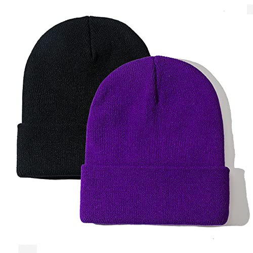Image of NPJY Unisex Beanie for Men and Women Knit Hat Winter Beanies
