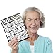 Royal Bingo Supplies EZ Readers Large-Format 8.5" x 11" Bingo Cards with Jumbo 1-inch Numbers (Pack of 25)