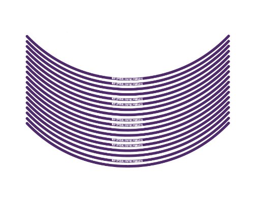 エムディーエフ リムストライプ ソリッドタイプ バイオレット 4mm幅 17インチ RIM-4M-VI-17