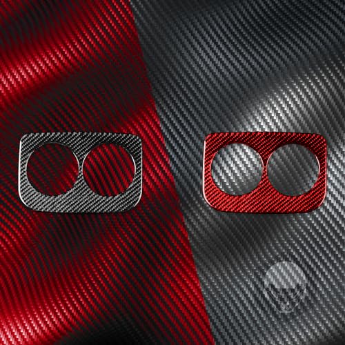 Panel Portavasos Trasero de Fibra de Carbono para Subaru Forester miniatura 6