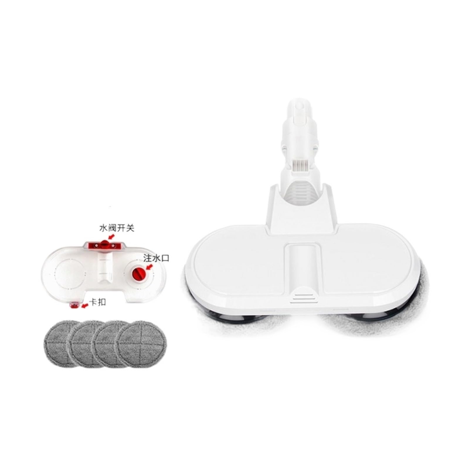 YanBan 4-delige vervangingsfilter voor Xiaomi voor Mijia stofzuiger SCWXCQ01RR verwisselbare speciale onderdelen