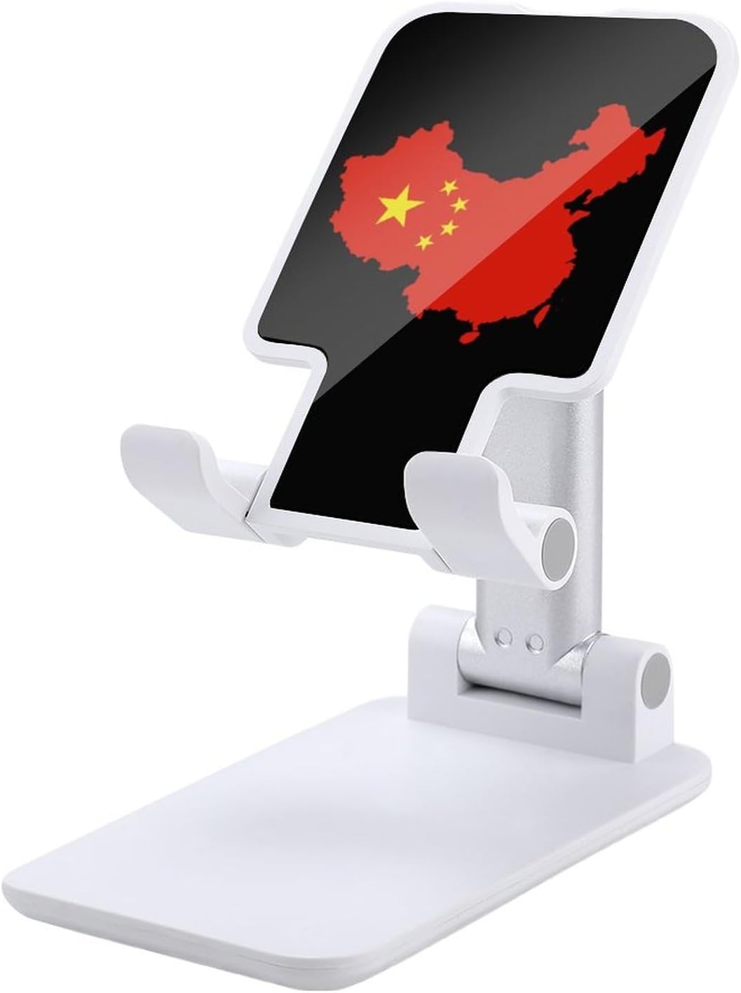 China Flag Map Folding Cell Phone Stand for Desk