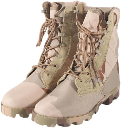 Men's outdoor hiking boots desert military fans jungle off-road training, high top hiking boots