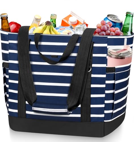 HUANLANG Soft Insulated Cooler Bag with Zippered Top